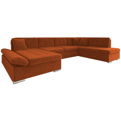 Sofá rinconero Comfivo 150, Clara 215.02, Función de descanso, Almacenaje, 345x205x76cm, 0