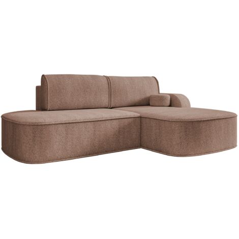 Sofá rinconero Comfivo 464, Coral 45, Función de descanso, Almacenaje, 256x177x90cm, 0
