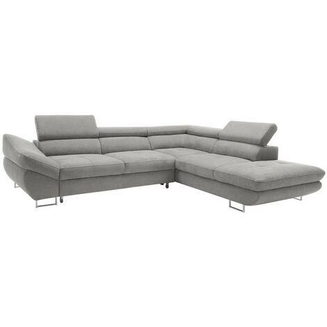 Sofá rinconero Lincoln 122, Soro 90, Función de descanso, Almacenaje, 280x235x69cm, 0
