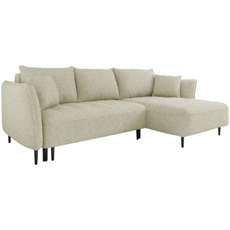 Sofá rinconero TrendyNest 102, Onega 02, Función de descanso, Almacenaje, 276x158x94cm, 0