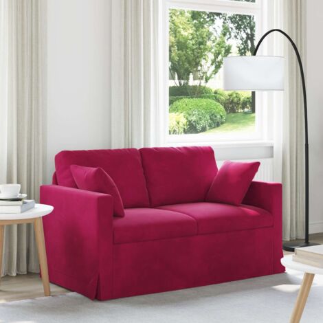 Sofá Rojo vino 138 x 78 x 80 cm Terciopelo