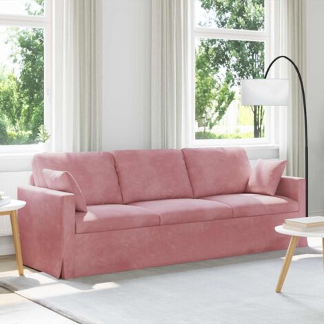 Sofá Rosa 228 x 78 x 80 cm Terciopelo