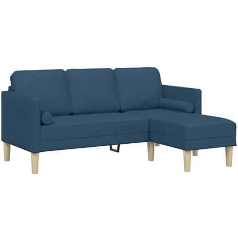 Sofa Set Blau 173 x 131 x 67 cm Stoff vidaXL