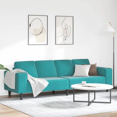 Sofa Set Türkis Samt vidaXL
