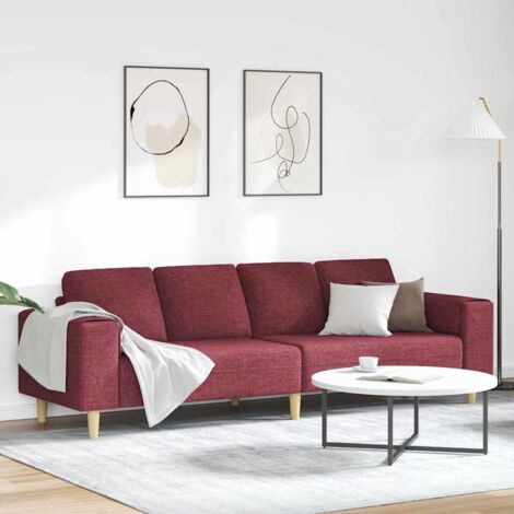 Sofa 2 Seater SALO Boucle Beige with Tables
