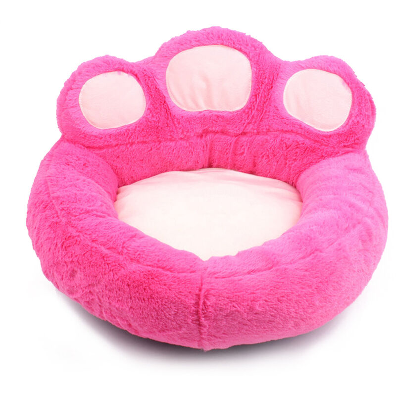 

Sofa suave para mascotas, colchoneta comoda para mascotas, cama para dormir para perros y gatos, nido para mascotas,Rosa, L