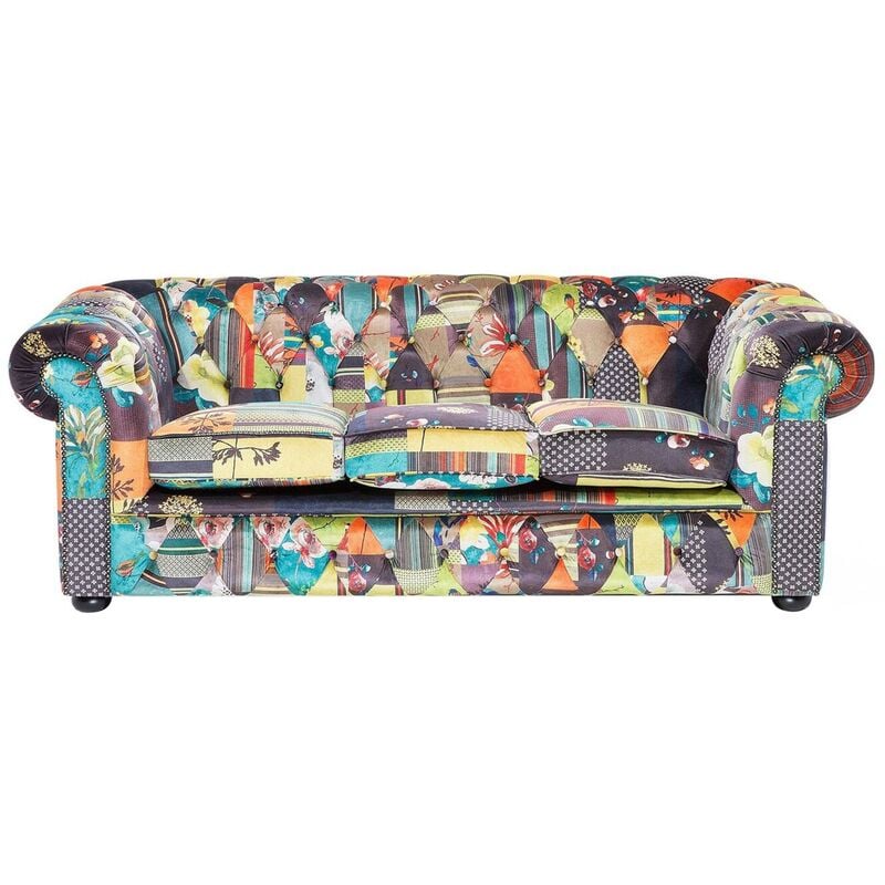 

Sofá 3 plazas multicolor CHESTERFIELD