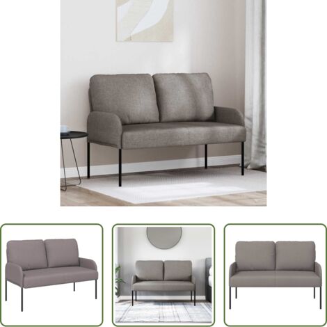 Sofá taupé -  Sofás con cojín 110cm Taupé Madera contrachapada