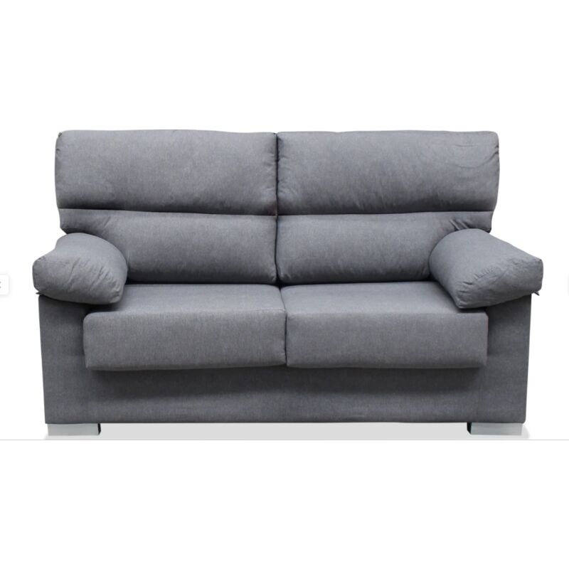 

Sofá tres plazas Asdrúbal tapizado gris 180 cm(ancho) 97 cm(altura) 88 cm(fondo). Color GRIS