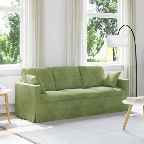 Sofá Verde claro 198 x 78 x 80 cm Terciopelo