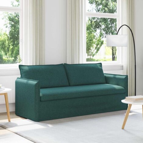 Sofá Verde oscuro 196 x 82 x 85 cm tela