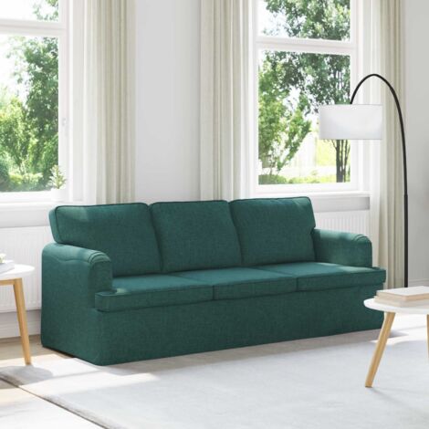 Sofá Verde oscuro 201 x 80 x 85 cm tela