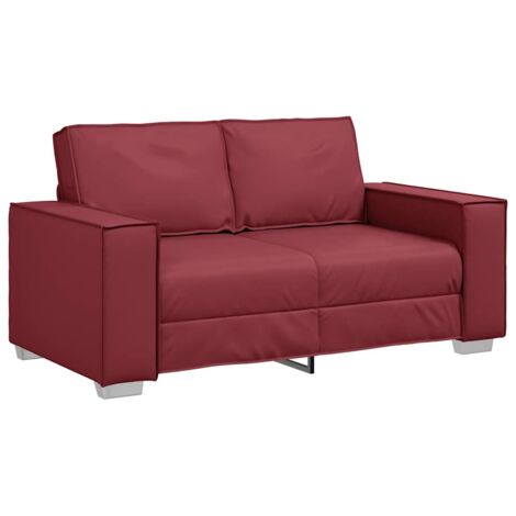 Sofa Weinrot 160 x 78 x 84 cm Stoff vidaXL
