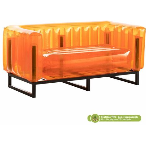 MOJOW DESIGN Sofa Yomi Eko Aluminium Orangenkristallstruktur