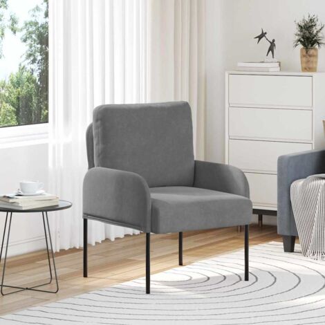 Sofás con cojín 55cm Gris oscuro Madera contrachapada