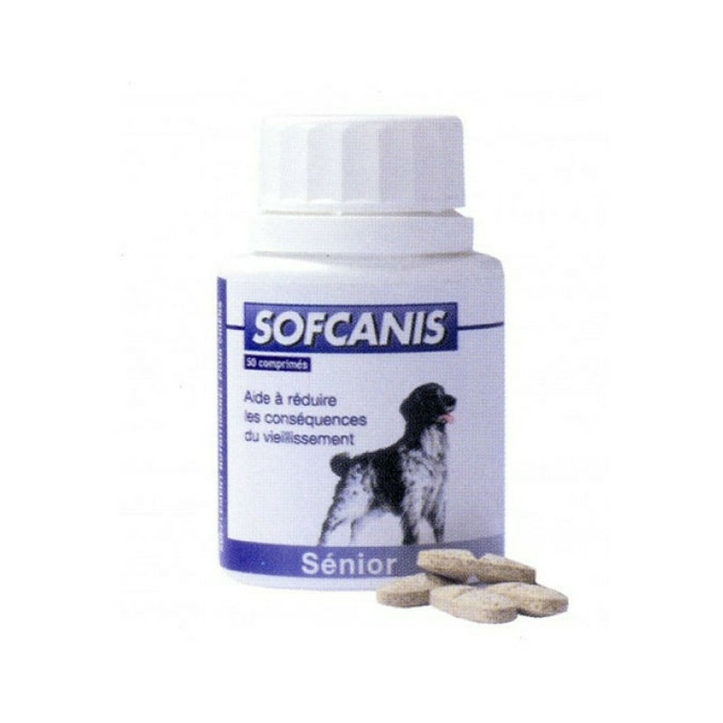 Sofcanis - Complément alimentaire pour chien Senior Boîte 50 comprimés