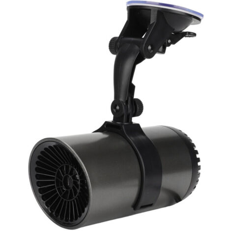 Soffiatore ad aria calda per auto a forma di coppa, riscaldamento rapido, mini riscaldatore per auto girevole a 180° con supporto per auto
