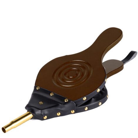 Soffietto da fuoco in legno marrone
