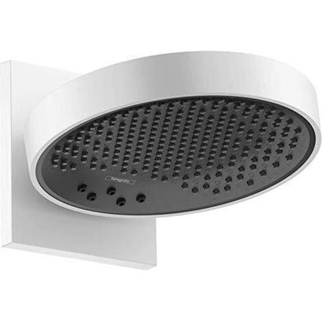 Soffione 250 3jet con braccio doccia EcoSmart bianco opaco