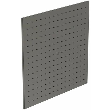 Soffione a pioggia IDEALRAIN angolare, 400 x 400 mm magnetico grigio IDEAL STANDARD
