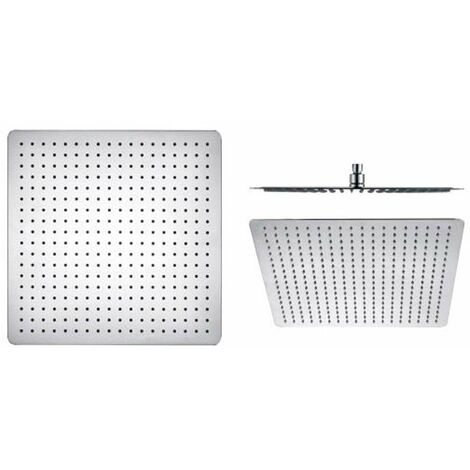 Soffione a pioggia per doccia, in acciaio INOX 304, 40 x 40 cm