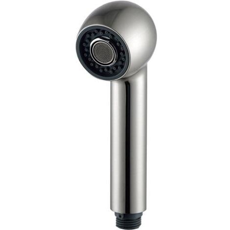 Soffione a spruzzo G1/2 per rubinetto da cucina, 2 modalità, nichel spazzolato, compatibile con rubinetto estraibile