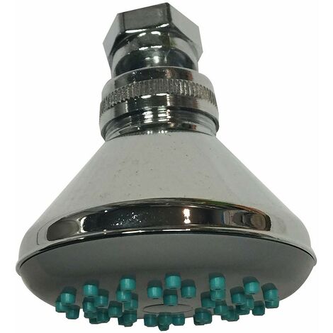 Soffione anticalcare con snodo da Ø63 mm Tecom Lilly SAL63  Cromo