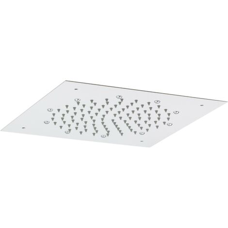 Soffione da incasso a soffitto in colore bianco opaco Pollini Acqua Design MARTE SD4960303BO  Bianco opaco