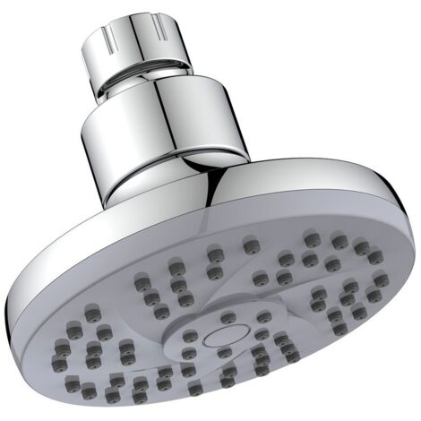 Soffione doccia 1 getto cromo 10cm eidos idrobric sapsof0085cr