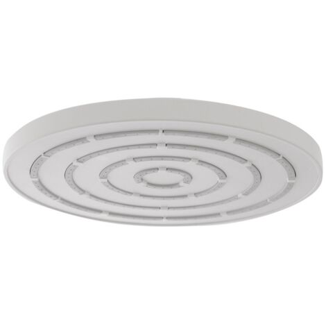 Soffione doccia Ø 20 cm in finitura bianco anticalcare Hidra