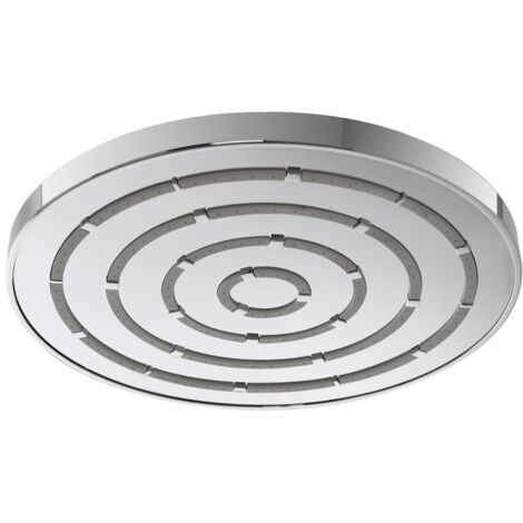 Soffione doccia Ø 20 cm in finitura cromo anticalcare Hidra