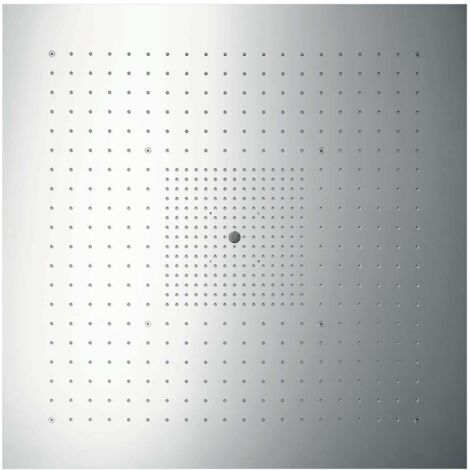 soffione doccia 970 x 970 mm senza illuminazione acciaio inox