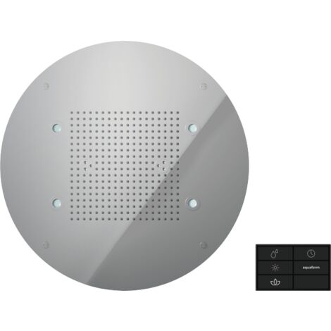 Soffione doccia a incasso con cromoteriapia Ø60 cm Nobili AD139/91CR  Cromato - Acciaio inox
