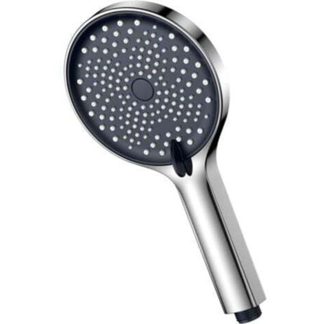 Soffione doccia a pioggia ad alta pressione, design moderno e lussuoso cromato, ricambio per soffione doccia regolabile del bagno.