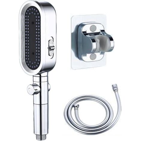 Soffione doccia ad alta pressione, doccetta a mano a 3 modalità, soffione doccia multifunzione con pressione aumentata, soffioni doccia per bagno, casa e hotel