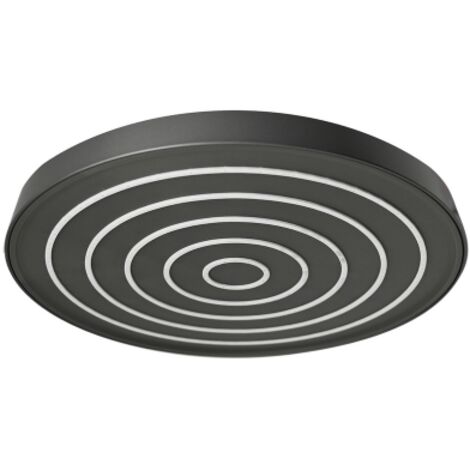 Soffione doccia alcamo monogetto in ABS 228mm finitura nichel con sistema anticalcare per bagno vasca
