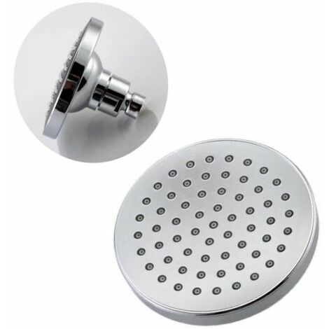 Soffione doccia bagno tondo 11cm per braccio asta saliscendi ABS cromato 69284