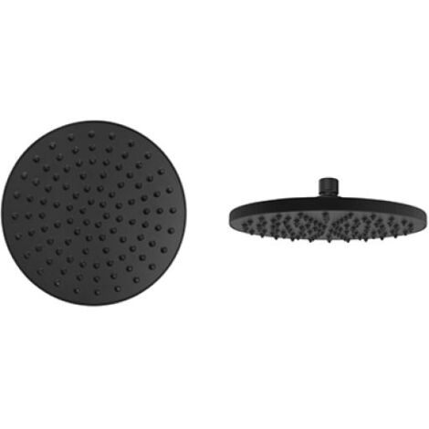 SOFFIONE DOCCIA CEFALU Nero Opaco Diam. 250 mm