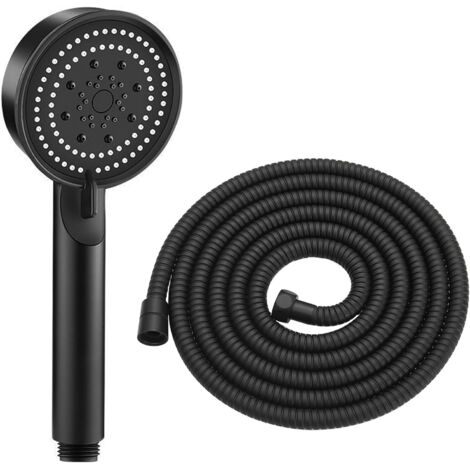 Soffione doccia con tubo flessibile da 1,5 m, soffione doccia anticalcare, soffione doccia regolabile, soffione doccia ad alta pressione