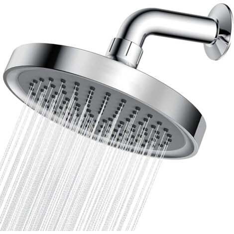 Soffione doccia cromato ABS da 6 pollici, soffione doccia, soffione doccia per hotel