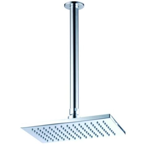 Soffione doccia cromato da soffitto Linear