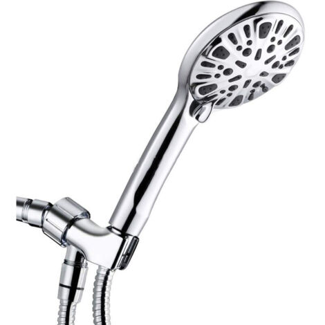 Soffione doccia, doccetta per bagno con 9 modalità, alta pressione, risparmio idrico - (soffione singolo)