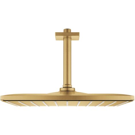 Soffione doccia Grohe RSHOW Mono 310 Cube co spazzolato sole