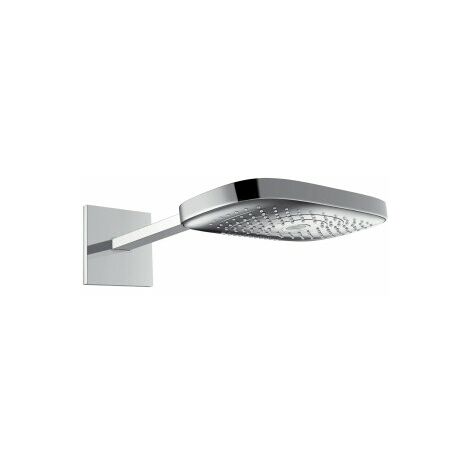 Hansgrohe Soffione quadrato Raindance E 300 Air 1jet con braccio doccia390  mm