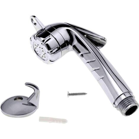 Soffione doccia in ABS, soffione doccia con pulsante da 1/2 pollice, soffione doccia da campeggio, soffione doccia per WC, soffione doccia per barche, cromato