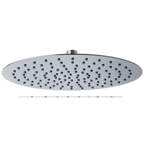 Soffione doccia in acciaio inox Roma, con snodo   Senza braccio doccia  250 mm