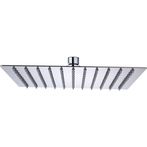 SOFFIONE DOCCIA INOX QUADRO 250X250 MM GROENLA- 1,0 pz