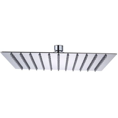 SOFFIONE DOCCIA INOX QUADRO 250X250 MM GROENLA