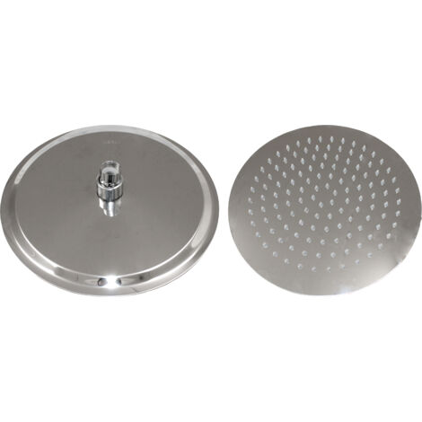 SOFFIONE DOCCIA INOX TONDO D 200 MM- 1,0 pz