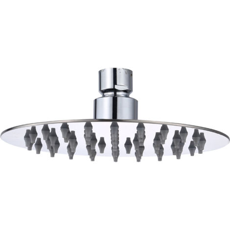 SOFFIONE DOCCIA INOX TONDO D 200 MM GROENLANDIA- 1,0 pz